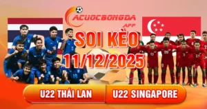 U22 Thái Lan vs U22 Singapore
